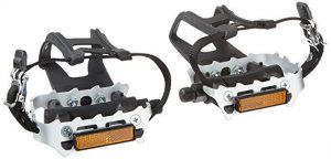 Diamondback Bicycle Pedals with Toe Clips