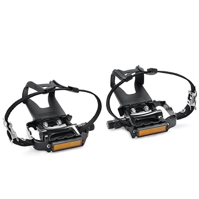 toe clip pedals halfords
